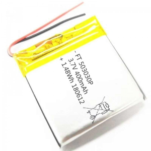 Bateria recarregável recarregável do lítio do lítio de 400mah 3.7v