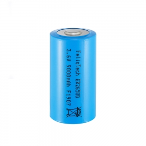 Bateria do lisocl2 do lisocl2 do lítio do tamanho de 3.6v 9000mah c er26500