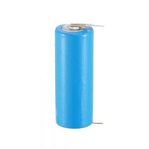 uma bateria de tamanho 3.0v 2500mah cr17505sl limno2