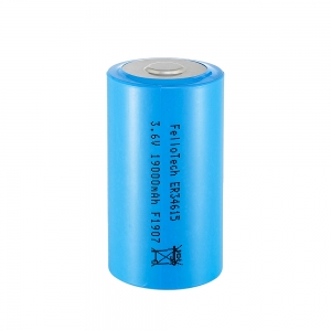 d tamanho 3.6 v 19000 mah de lítio lisocl2 bateria primária er34615