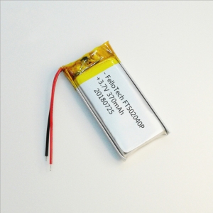Bateria de polímero de lítio 3.7v 130mah ft302323p