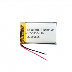 3.7v lihtium bateria de polímero ft603045p com certificado ul