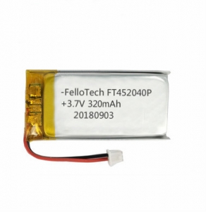 3.7v lihtium polímero bluetooth player bateria ft503048p