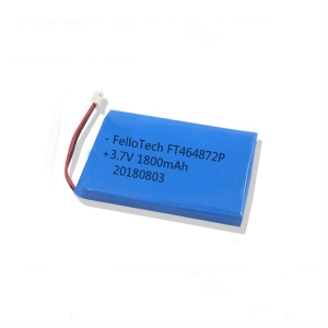 3.7v 1800mah baterias de li-polímero ft464872p