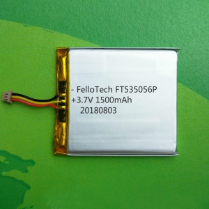 3.7v 1500mah baterias de li-polímero ft535056p com ul certificaate