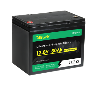bateria acidificada ao chumbo da substituição do bloco da bateria de ft1280e 12v 80ah lifepo4