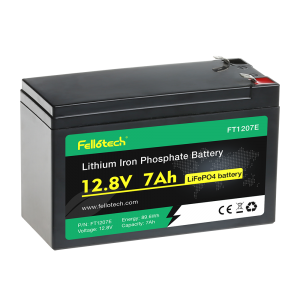 bateria acidificada ao chumbo da substituição do bloco da bateria do ft1207e 12v 7ah lifepo4