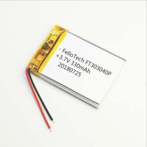 3.7v 330mah lipo baterias ft303040p com certificado ul