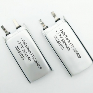 3.7v lihtium bateria de polímero ft552040p com certificado ul