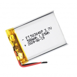 bateria recarregável personalizada 503040 do lipo do bloco da bateria do li-ploymer