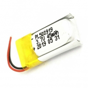 Bateria pequena ft500919p do lipo de 3.7v 45mah para auriculares