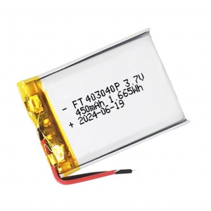 Baterias do lipol de 3.7v 450mah ft403040p