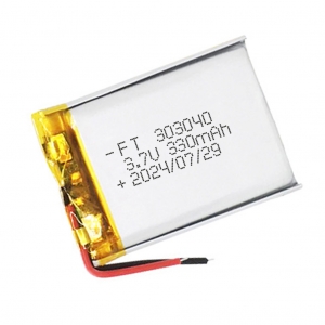 3.7v 330mah lipo baterias ft303040p com certificado ul