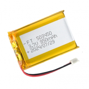 3.7 v ultra fino lipo bateria 503450 3.7 v 950 mah li-po bateria de lítio li ploymer