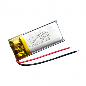 3.7 v 40 mah fone de ouvido bluetooth lipo baterias ft301220p