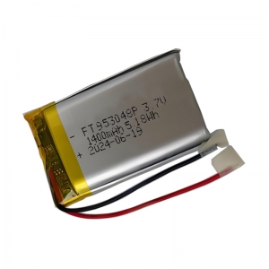 3.7v 1400mah baterias de li-polímero ft953048p