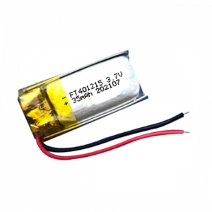 3.7v 35mah baterias de li-polímero ft401215p